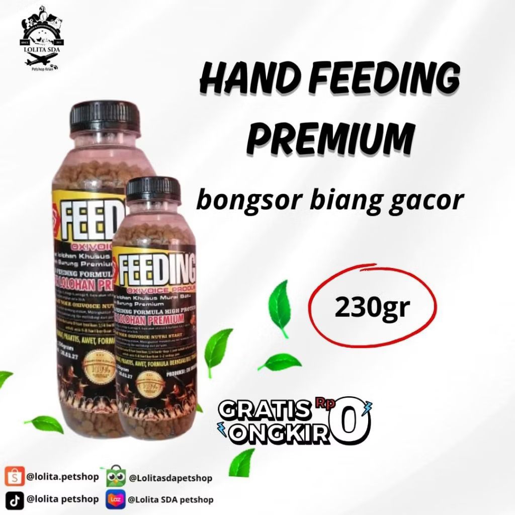 feeding oxivoice produk / pakan lolohan khusus murai batu