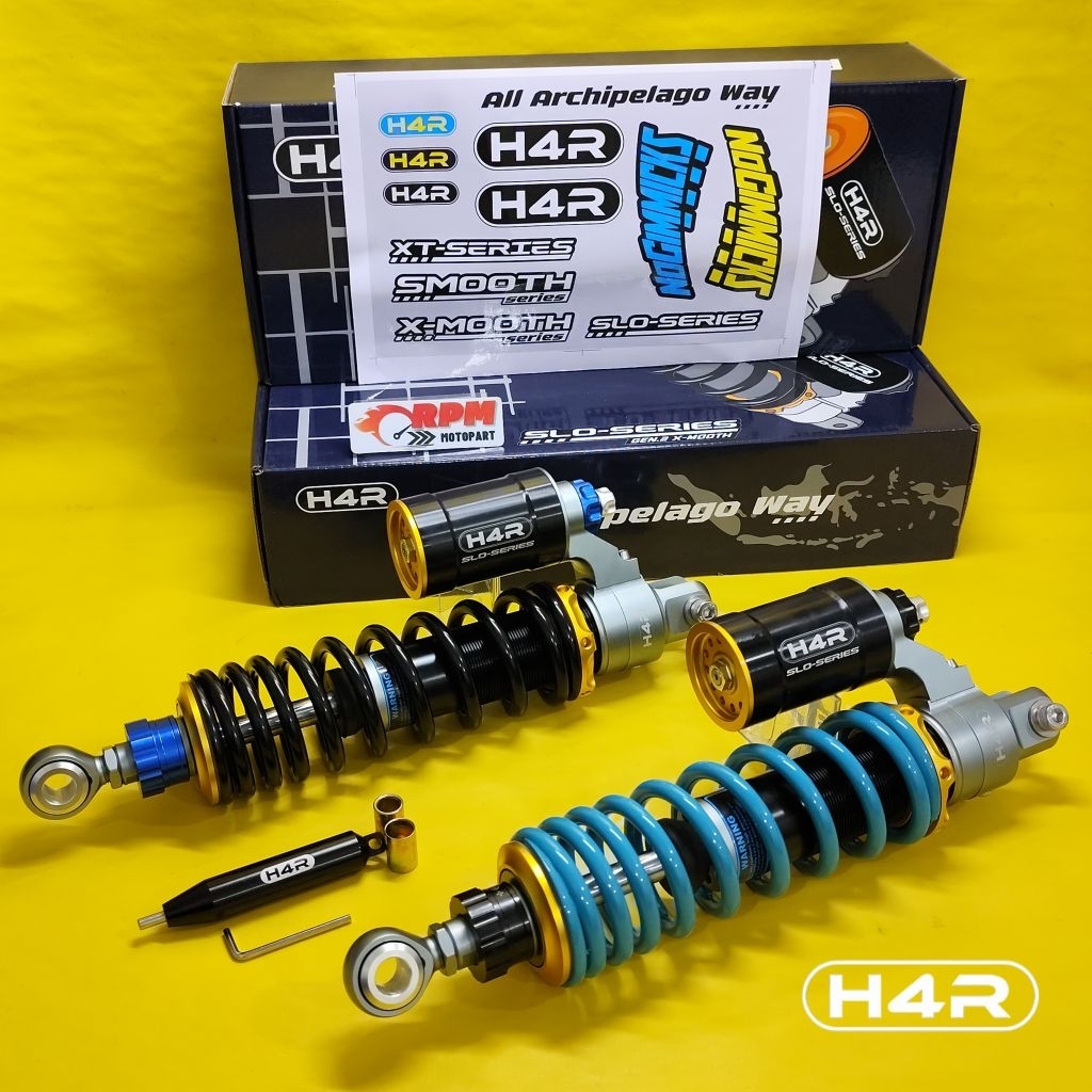 Shockbreaker Shock H4R Tabung Bawah 330MM 340MM Motor Matic Universal Vario 125 150 160 Stylo 160 Be