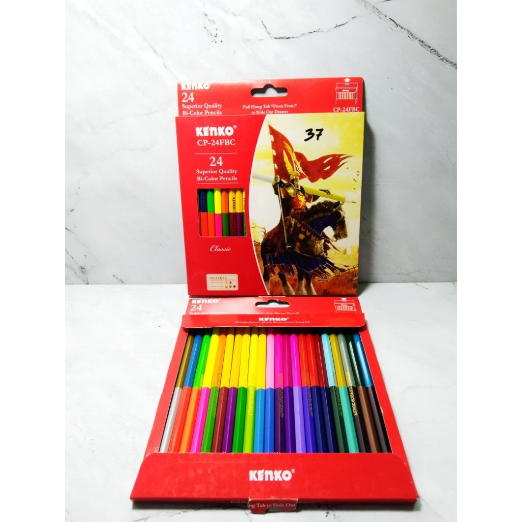 

PENSIL WARNA KENKO ISI 24 WARNA / PENSIL CAT KAYU - KENKO