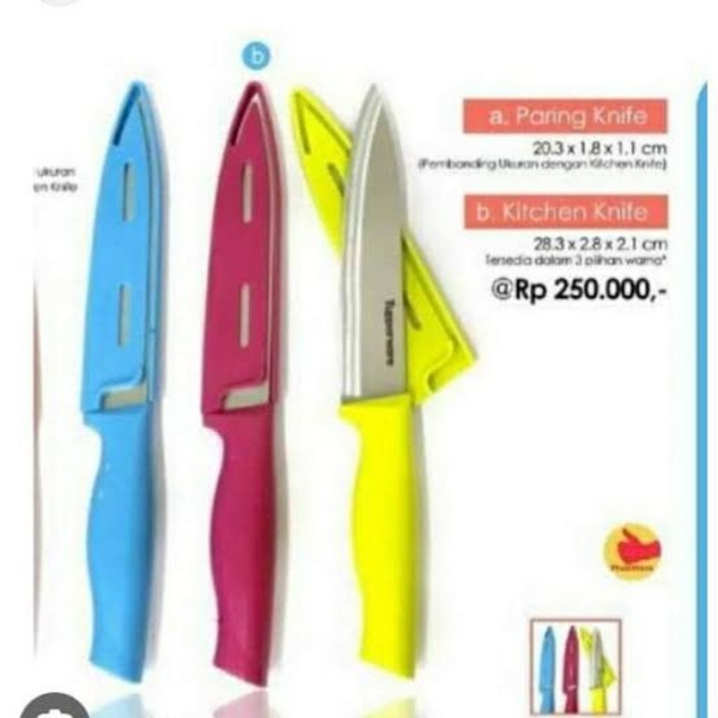 Kitchen Knife Paring Knife Pisau Tupperware ORI