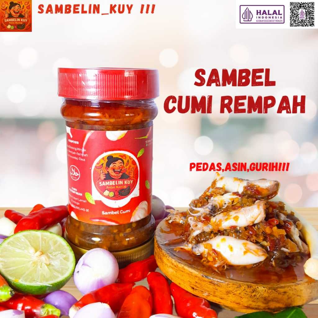 

Sambal Cumi Asin Dengan Aromatik