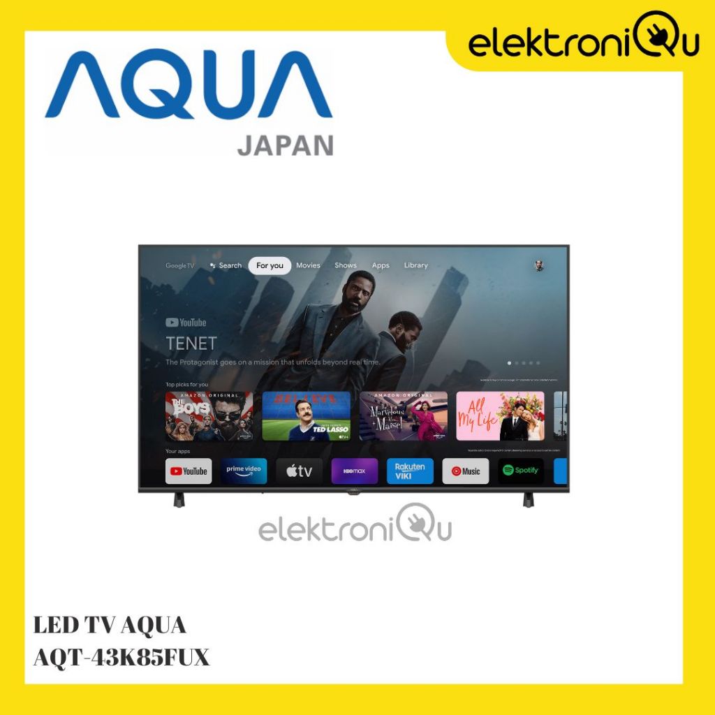 Aqua LED TV AQUA AQT-43K85FUX 43 INCH (SMART TV)
