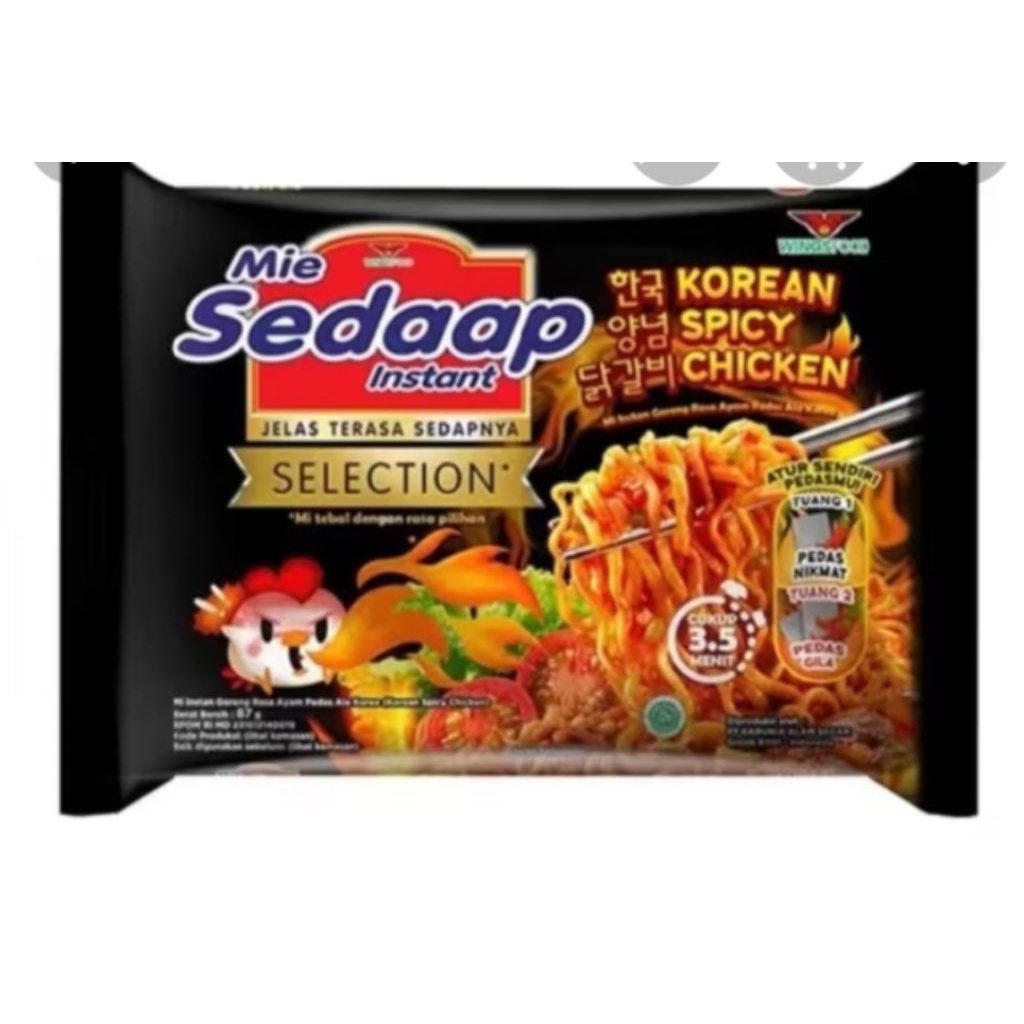 

mie sedap goreng selection/1 dus 40 pcs
