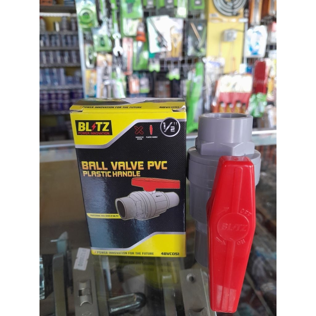 Stop kran 1/2inch PVC BLITZ