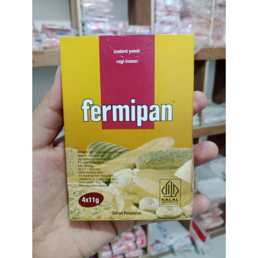 

FERMIPAN 4x11GRAM/RAGI INSTAN PENGEMBANG KUE