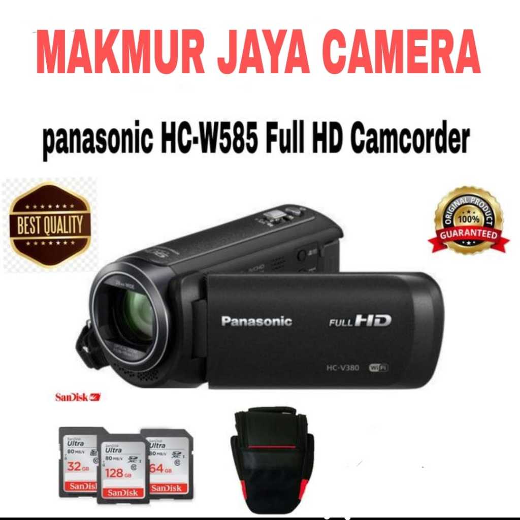 HANDYCAM PANASONIC HC W585 / PANASONIC W585 HANDYCAM