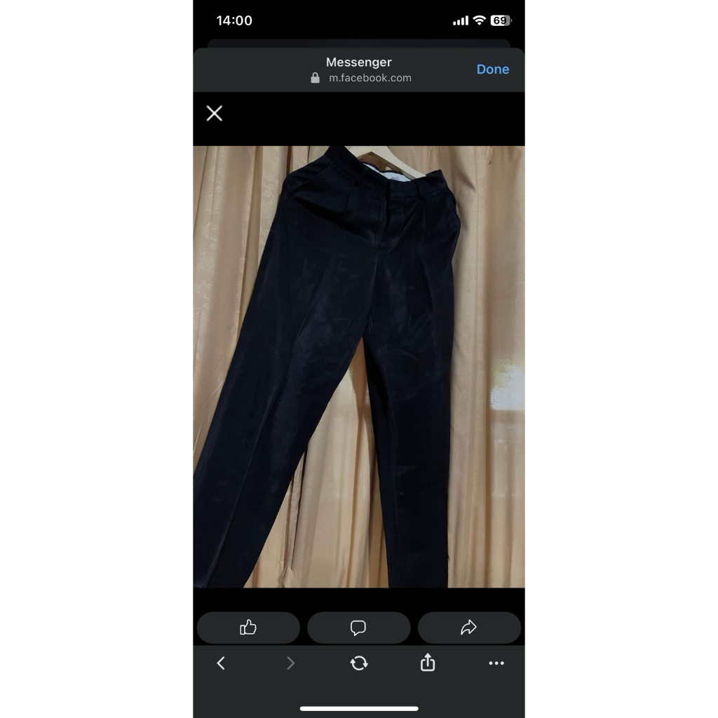 celana kerja hitam PL