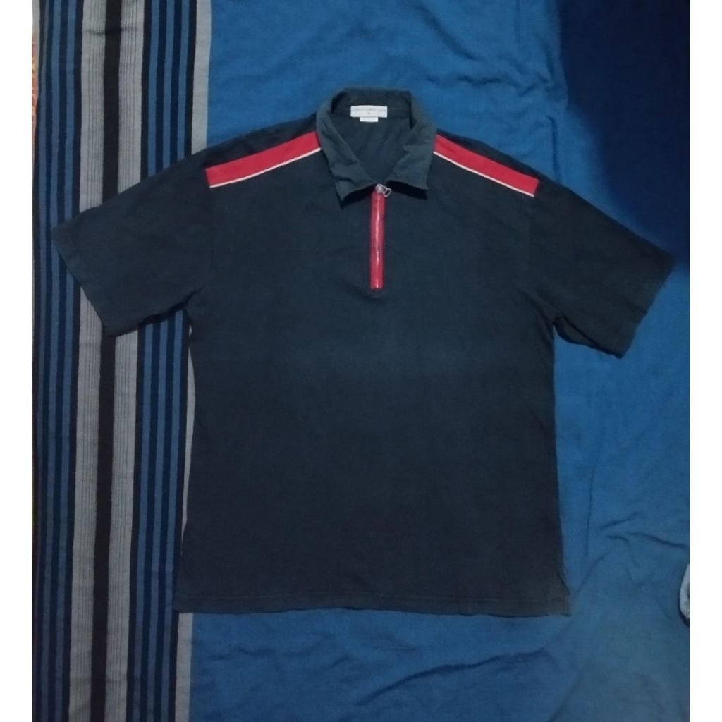 Polo Half Zipper Hardy Amies sz L