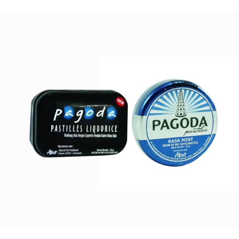 

Permen Pagoda Pastiles 20gr - Mint / LIQUORICE