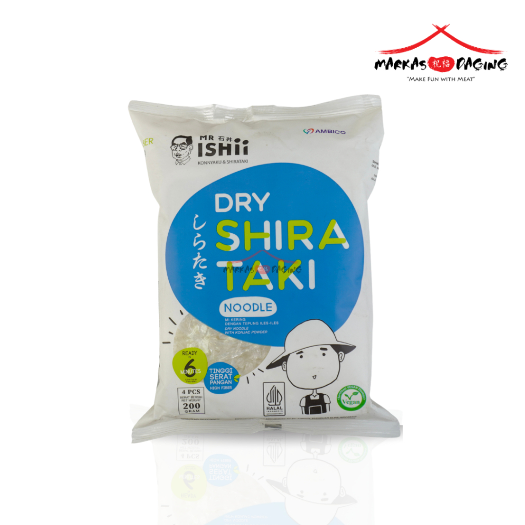 

Mie Shirataki Kering Dry Shirataki Noodle 250 gr - Markasdaging