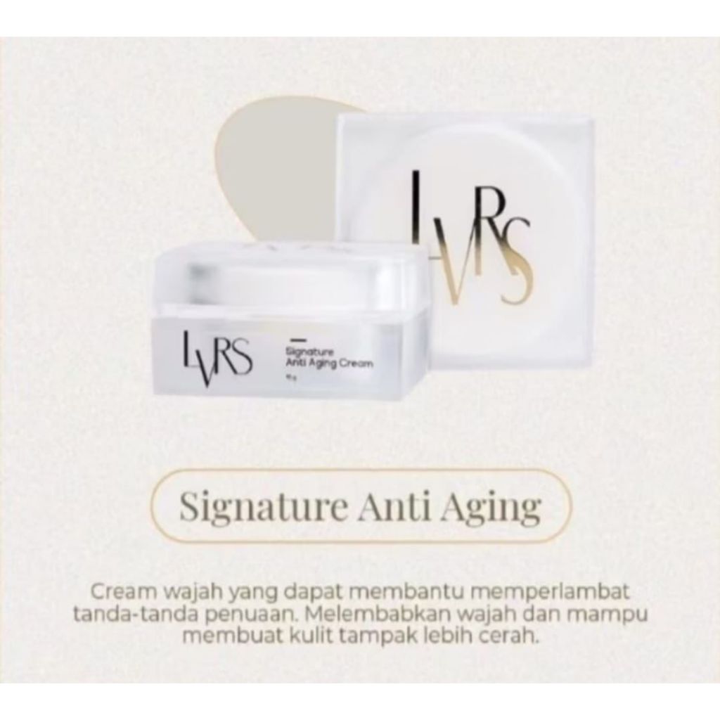 LVIORS | SIGNATURE ANTI AGING CREAM