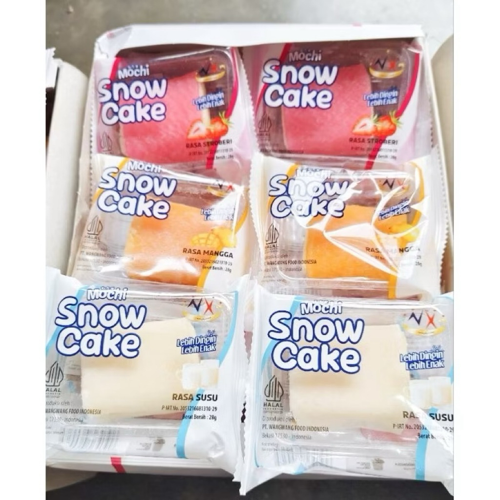 

PROMO !! MOCHI SNOW CAKE KOREA ISI 60pcs