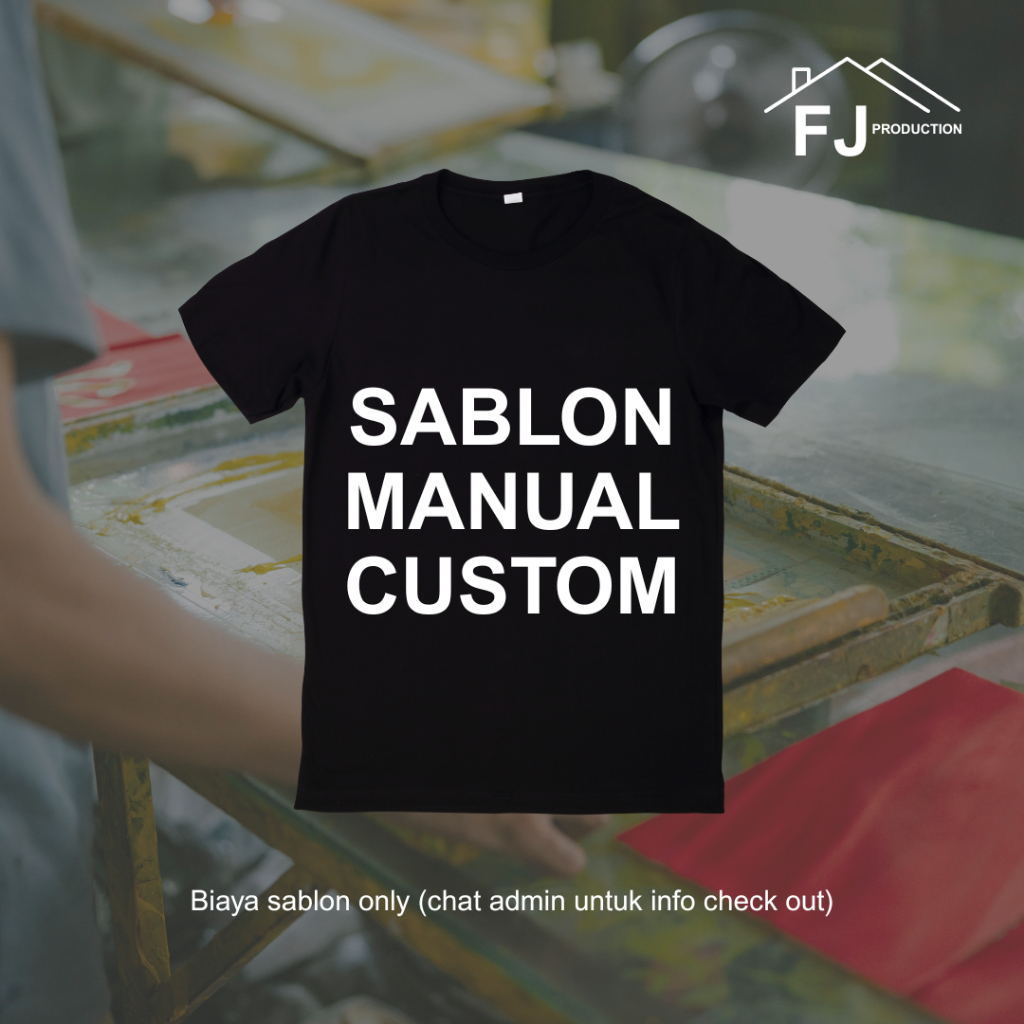 Jasa Sablon Manual Screen Printing (Rubber, Plastisol, dll) Non DTF