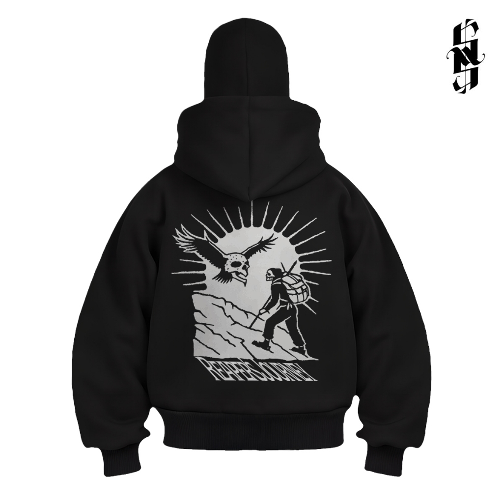 Synthesis Expertise SWEATER HOODIE BALACLAVA FULL FACE ZIPPER REAPER JOURNEY