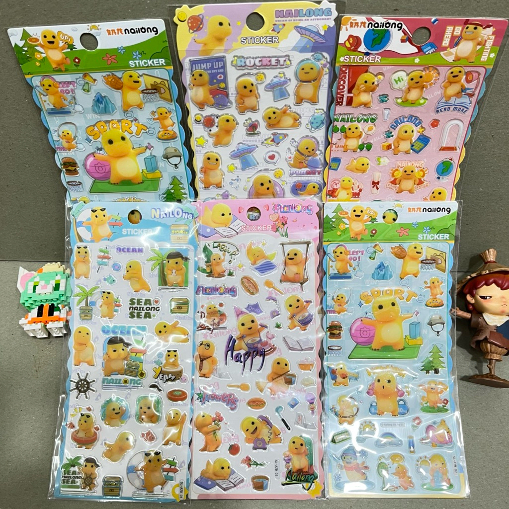 

Stiker Nailong / Stiker 3D / Stiker Anak - anak