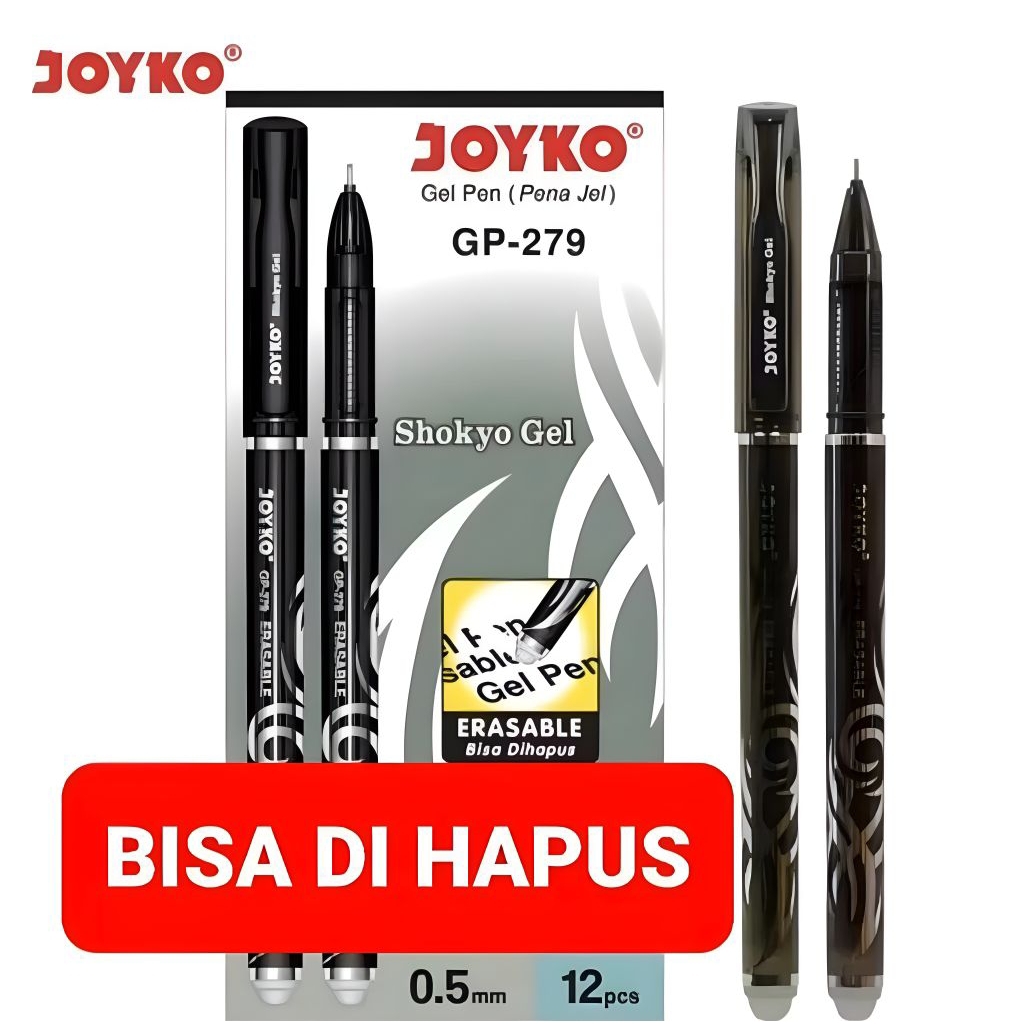 

Bulpoin Bisa Dihapus JOYKO Shokyo GP-279 Pulpen Joyko Erasable Gel Pen Murah keren.