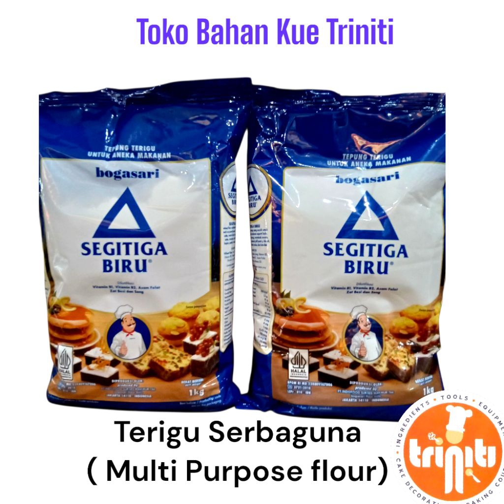 

Tepung Segitiga Premium 1Kg [ Terigu Serbaguna ]