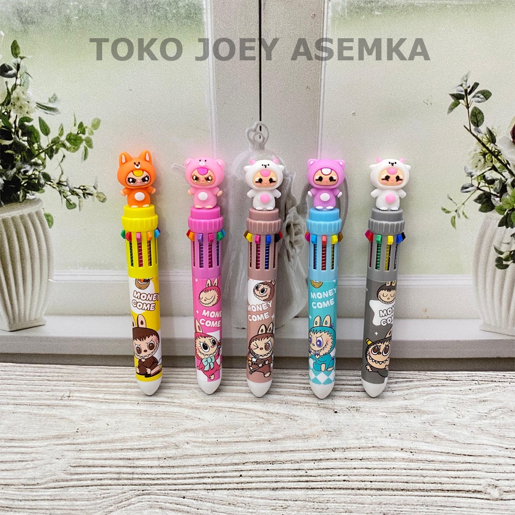 

PULPEN 10 WARNA CRY BABY HACIPUPU BABY THREE TINTA WARNA WARNI PEN PENA BOLPEN
