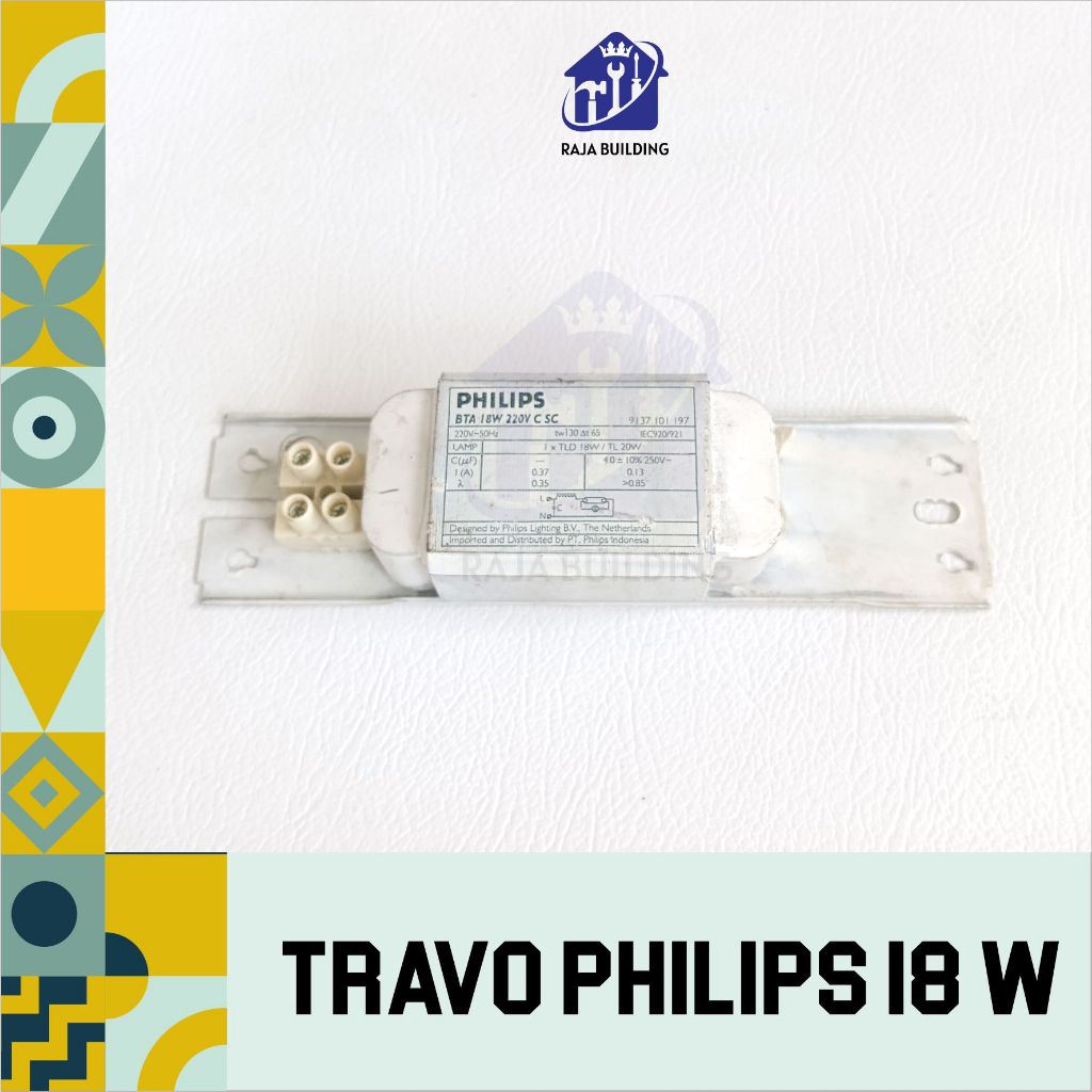 TRAVO PHILIPS 18W/BALLAST ELEKTRONIK PHILIPS 18W/TRAFO LAMPU TL PHILIPS 18W/PHILIPS ELECTRONIC BALLA