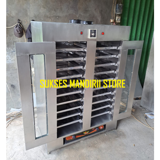 Mesin Pengering Pelet Ikan Kapasitas 20 Rak - Oven Pengering Pakan Ternak - Alat Pengeringan Pakan