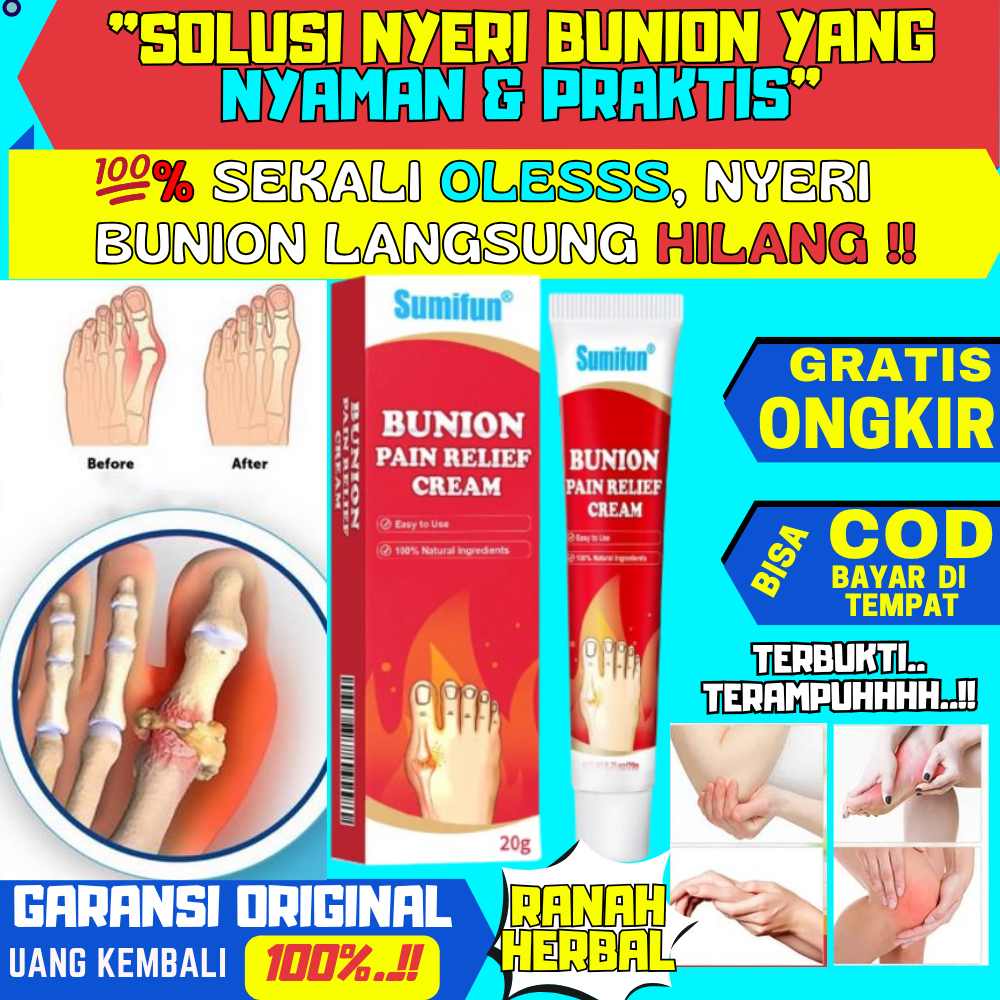 Salep Pereda Sakit Nyeri Sendi Otot Lutut Leher Bunion Pain Relief | Obat Sakit nyeri Sendi Lutut Pe