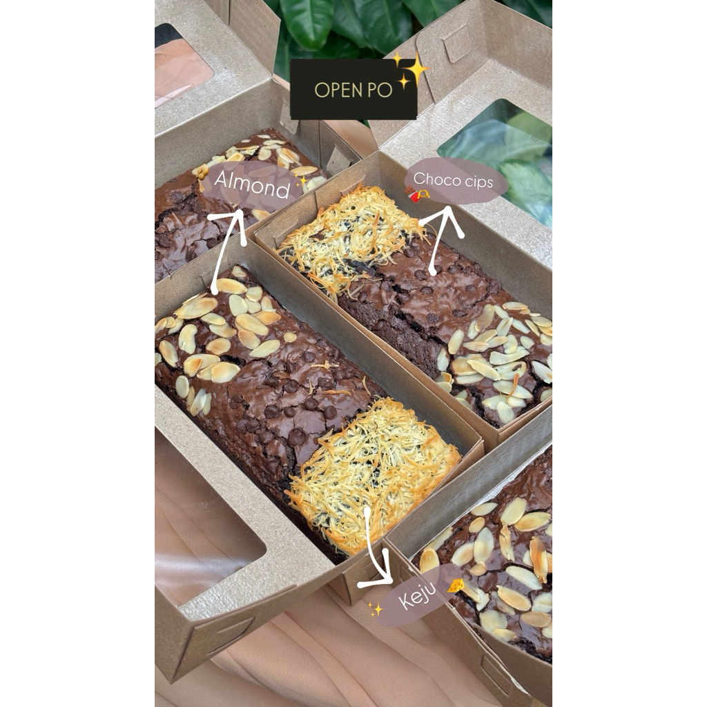 

PO Fudgy Brownies - Polos / Topping