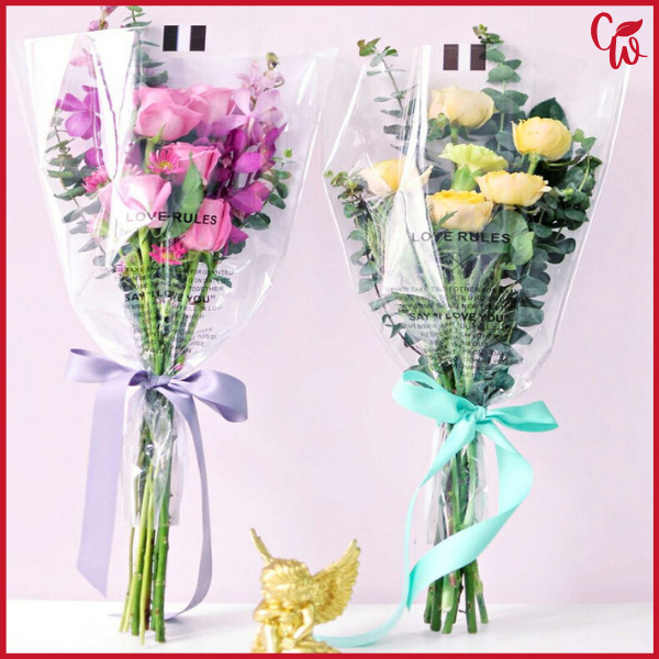 

Isi 50 Lembar Plastik Single Flower Single Stalk Rose Bungkus Plastik Bunga Satuan Bunga SF03