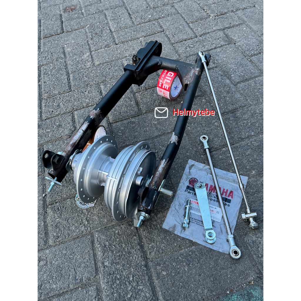 Tromol Belakang  ts day ts hunco duster RX king original baru set arm w175 pnp cb gl100 glmax / trom