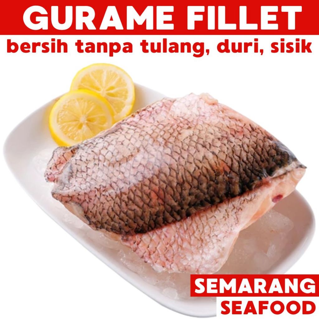

Gurame Fillet Premium tanpa tulang duri sisik | Ikan Semarang | Ikan Segar Semarang | Ikan Fresh Semarang