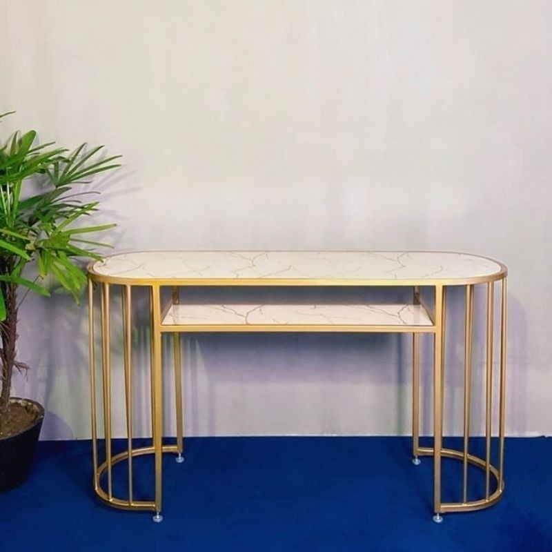 Meja Konsol Pajangan Furniture Mewah Cantik Elegan