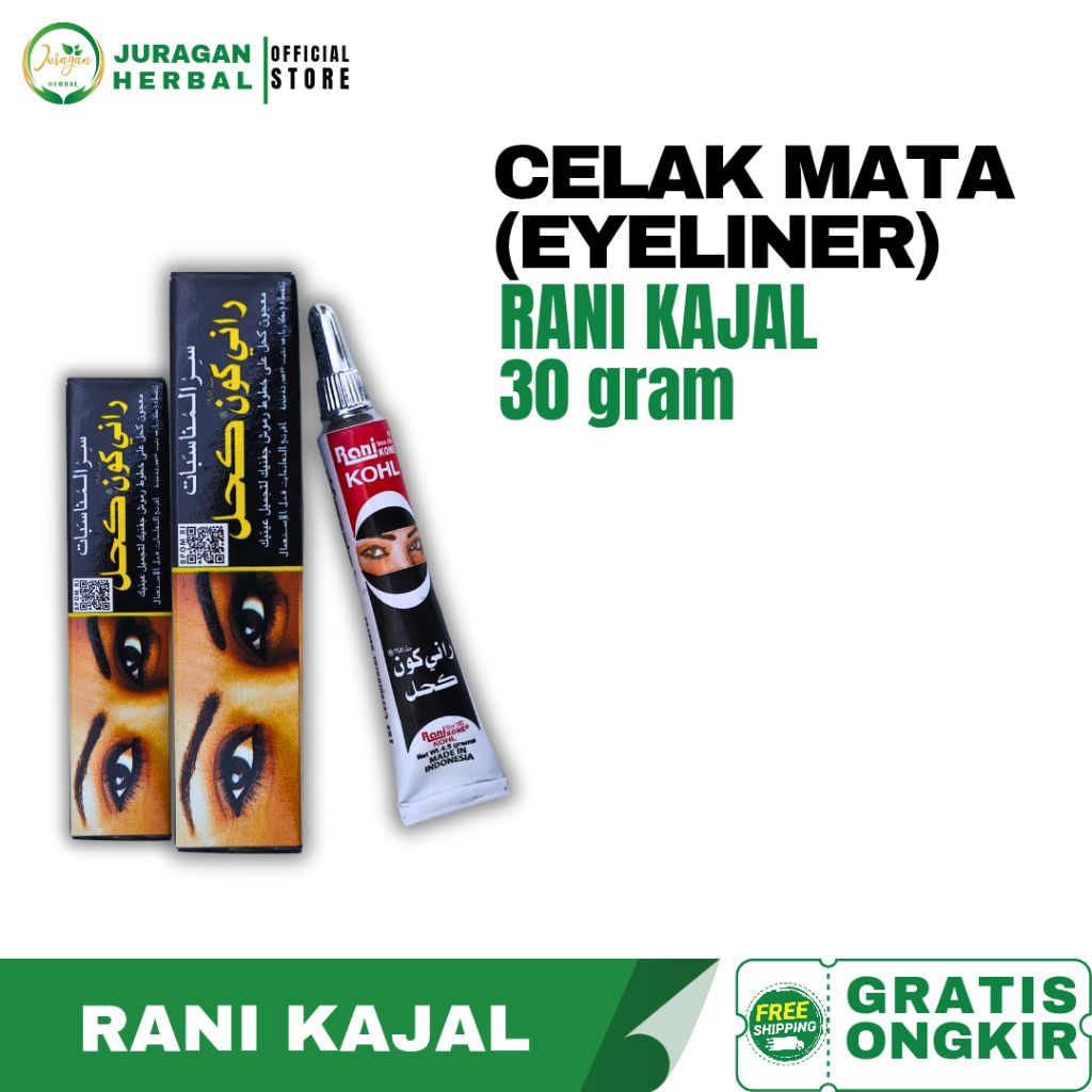 Celak Mata Rani Kone Kajal | Eyeliner Rani Kone Kajal 20 gram