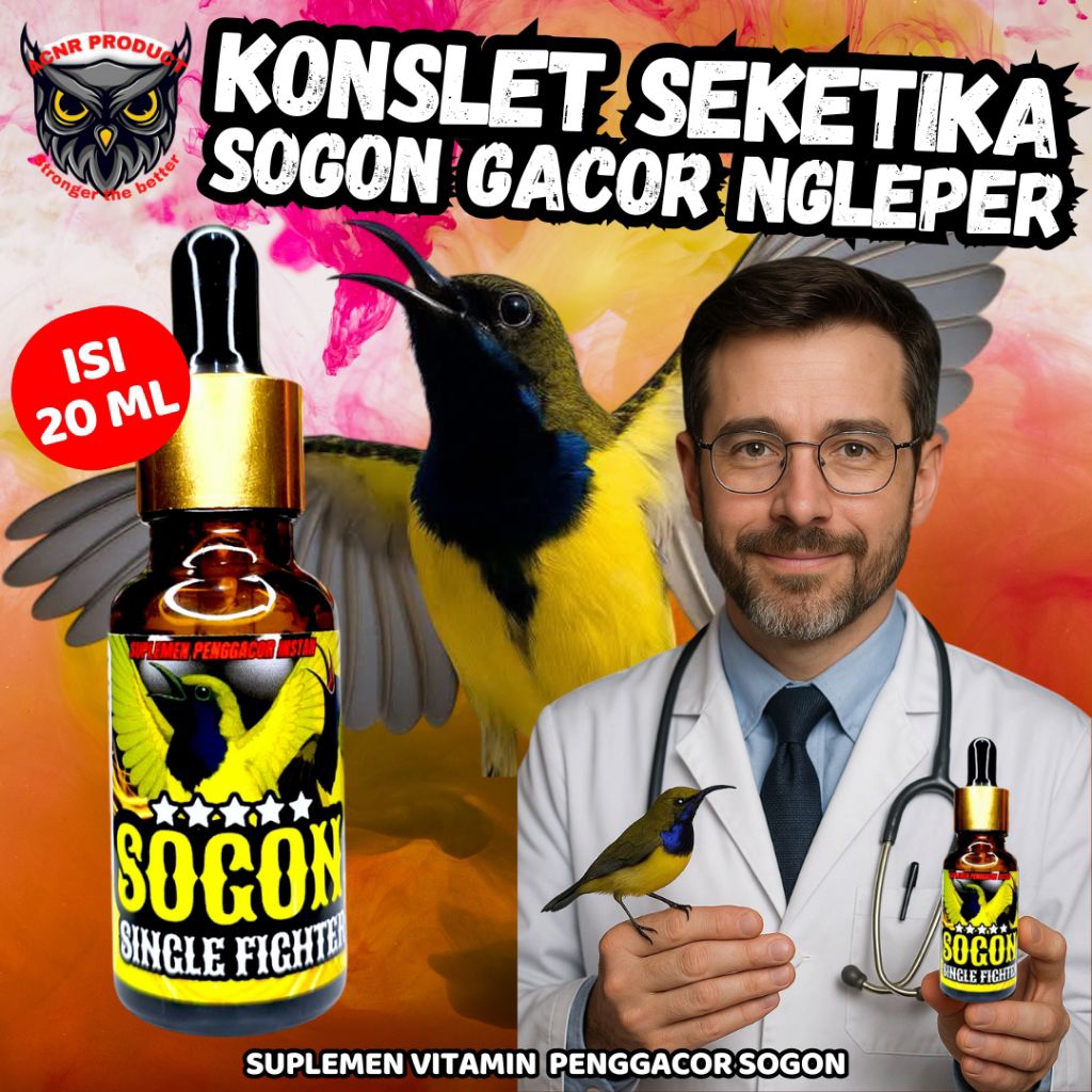 VITAMIN PENGGACOR SOGON SOGON SINGLE FIGHTER KONSLET SEKETIKA DOPING SOGON PENGGACOR SOGON VITAMIN B