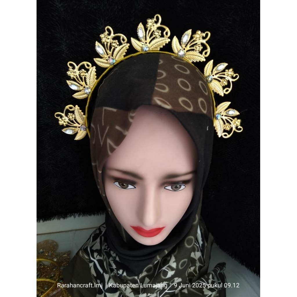 (#st 211) bando tari adat anak  motif alam