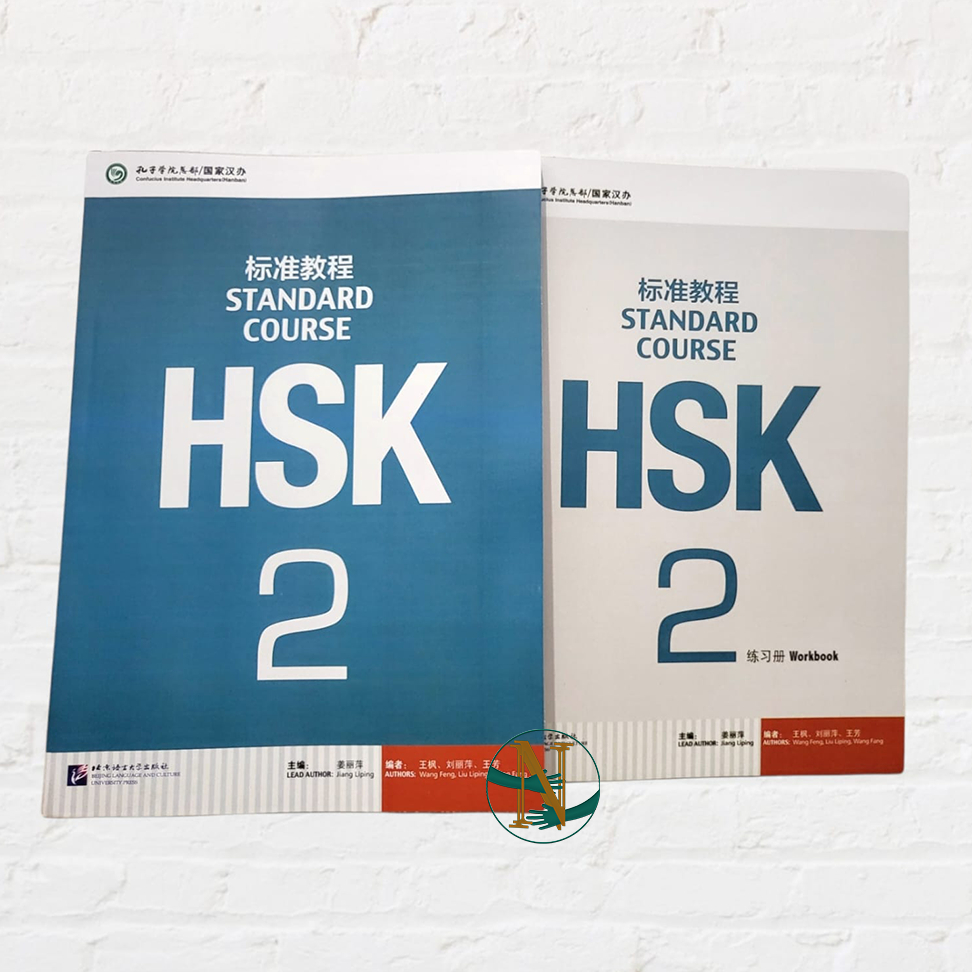 Set Buku HSK 2 Standard Course (Textbook & Workbook) - Buku Cetak & Buku Latihan)