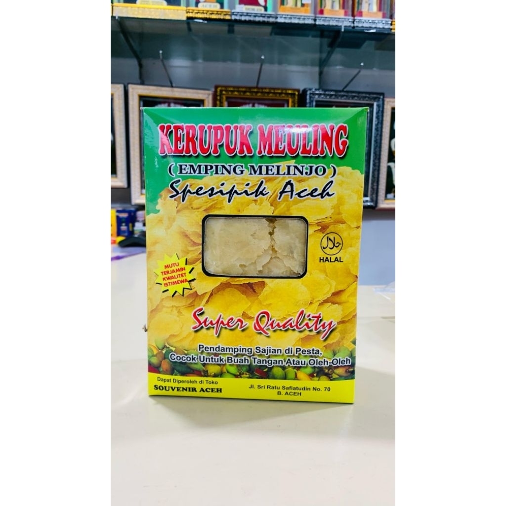 

emping melinjo khas Aceh 500 gram