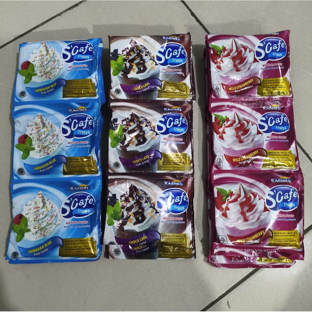 

SCAFE Minuman Serbuk 3 Varian Rasa (Bukan Pop Ice