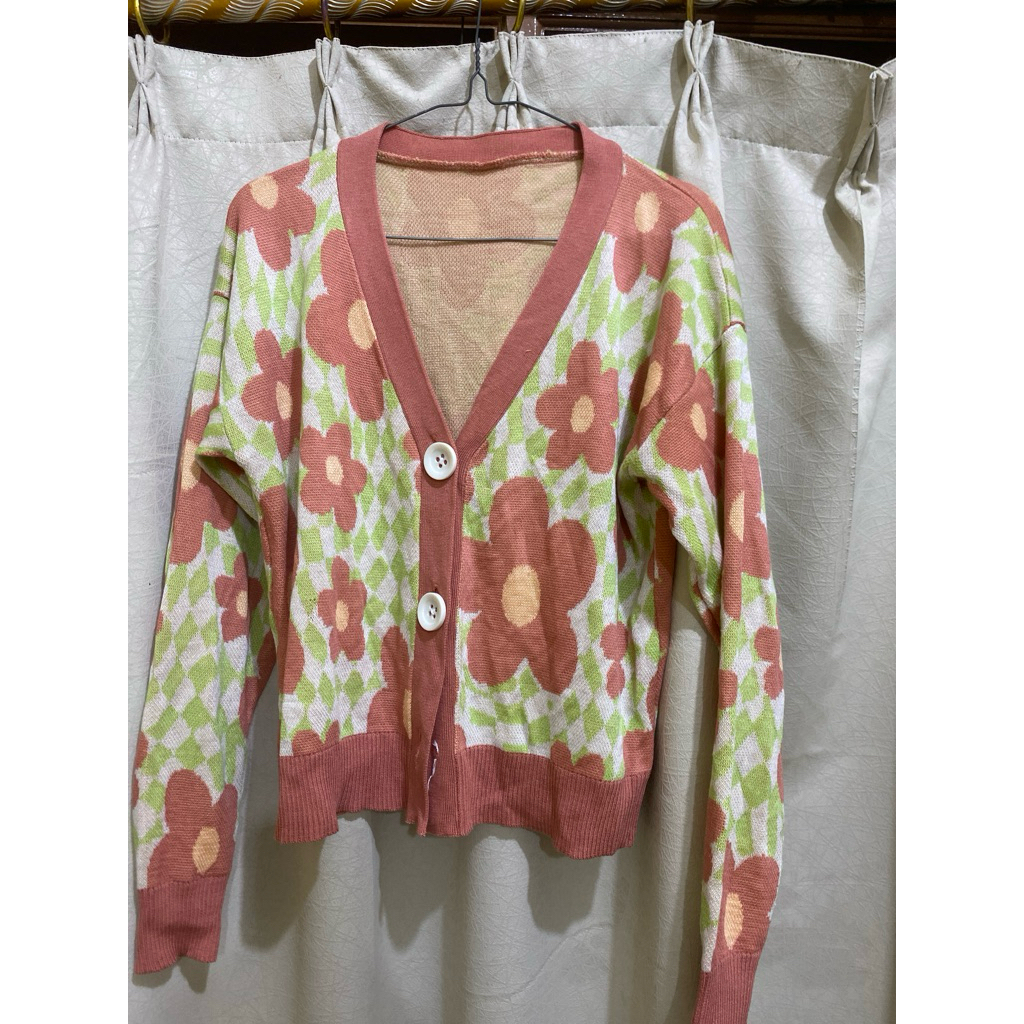 preloved cardigan pink