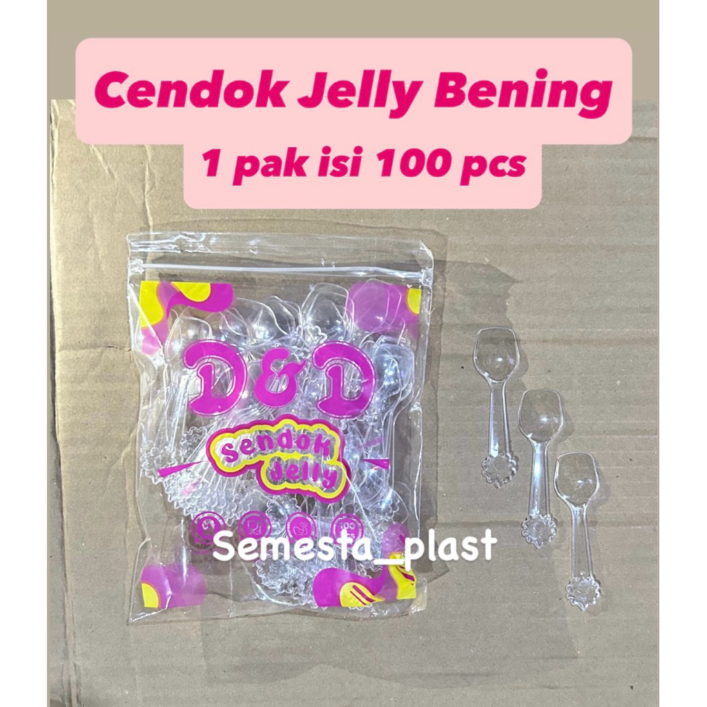 

CENDOK JELLY BENING 1 PAK ISI 100Pcs