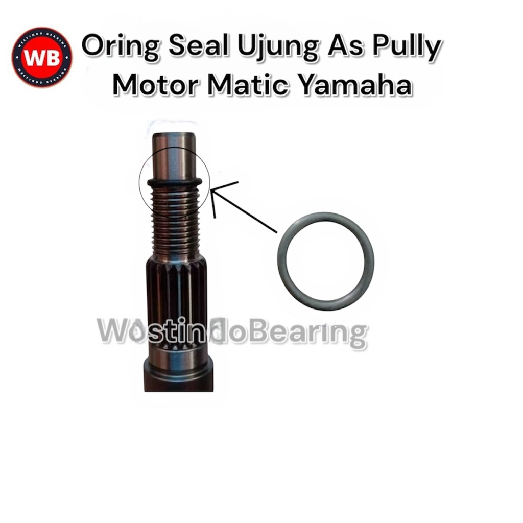 Karet Oring Seal Ujung As Pully Semua Motor Matic Yamaha