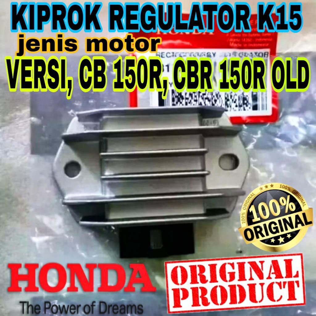 K15 KIPROK REGULATOR ASLI ORIGINAL VERZA, CB 150R, CBR 150R OLD KUALITAS ASLI