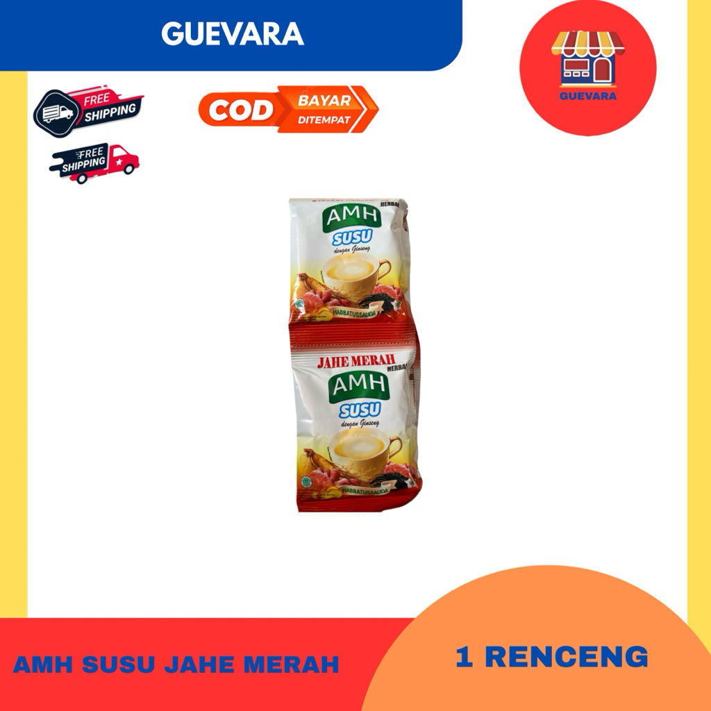 

AMH Susu Jahe Merah Ginseng 1 Renceng Isi 10 Pcs
