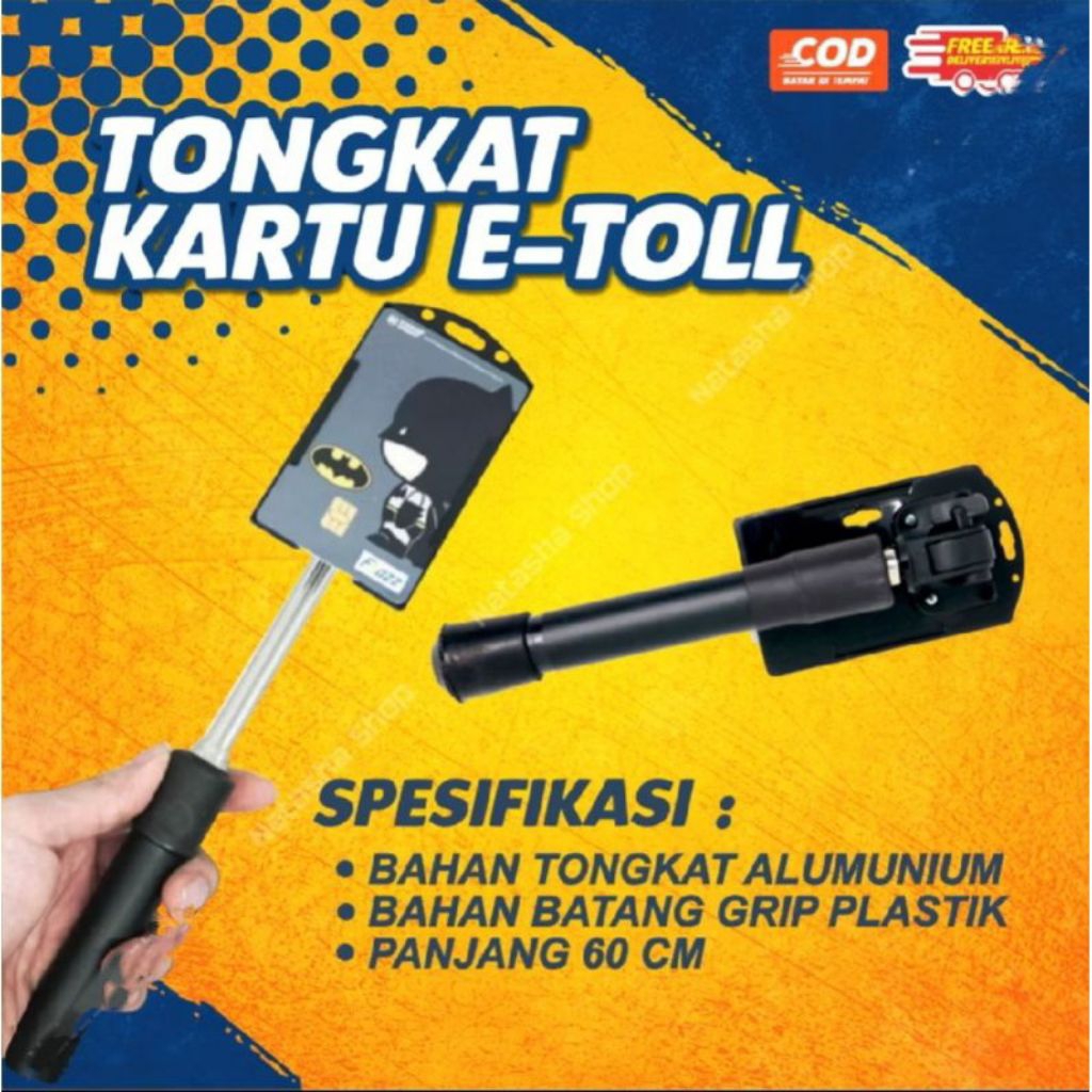 Tongsis E-Toll/Tongkat E-Toll/Tongkat E-Toll Panjang Pendek/Tongkat E-Toll Fleksibel