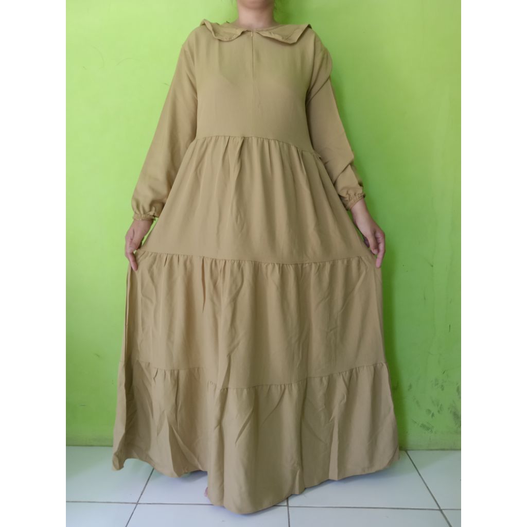 Gamis salur gamis kombinasi Ready
