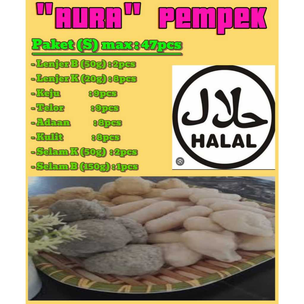 

AURA pempek asli ikan tenggiri paket kumpul keluarga paket SMAX