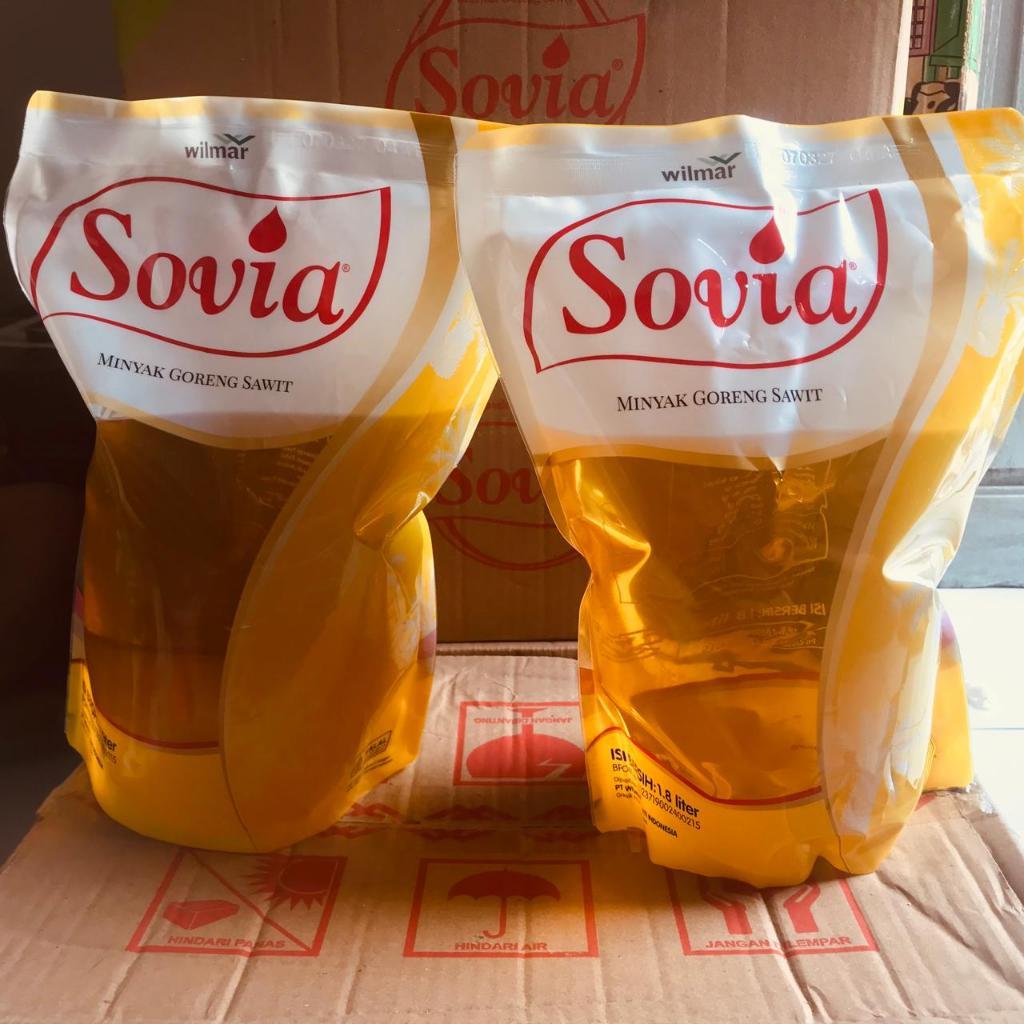 

Sovia Minyak Goreng Sawit Pouch 1,8L (1 KARTON)/minyak goreng sovia Refill 1800Ml (1KARTON)