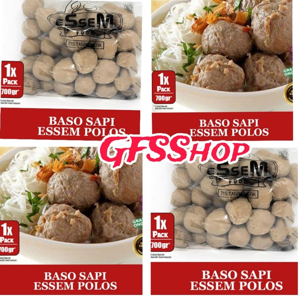 

Kode E. Bakso Sapi Super Polos eSseM Isi 50 Baso Sapi