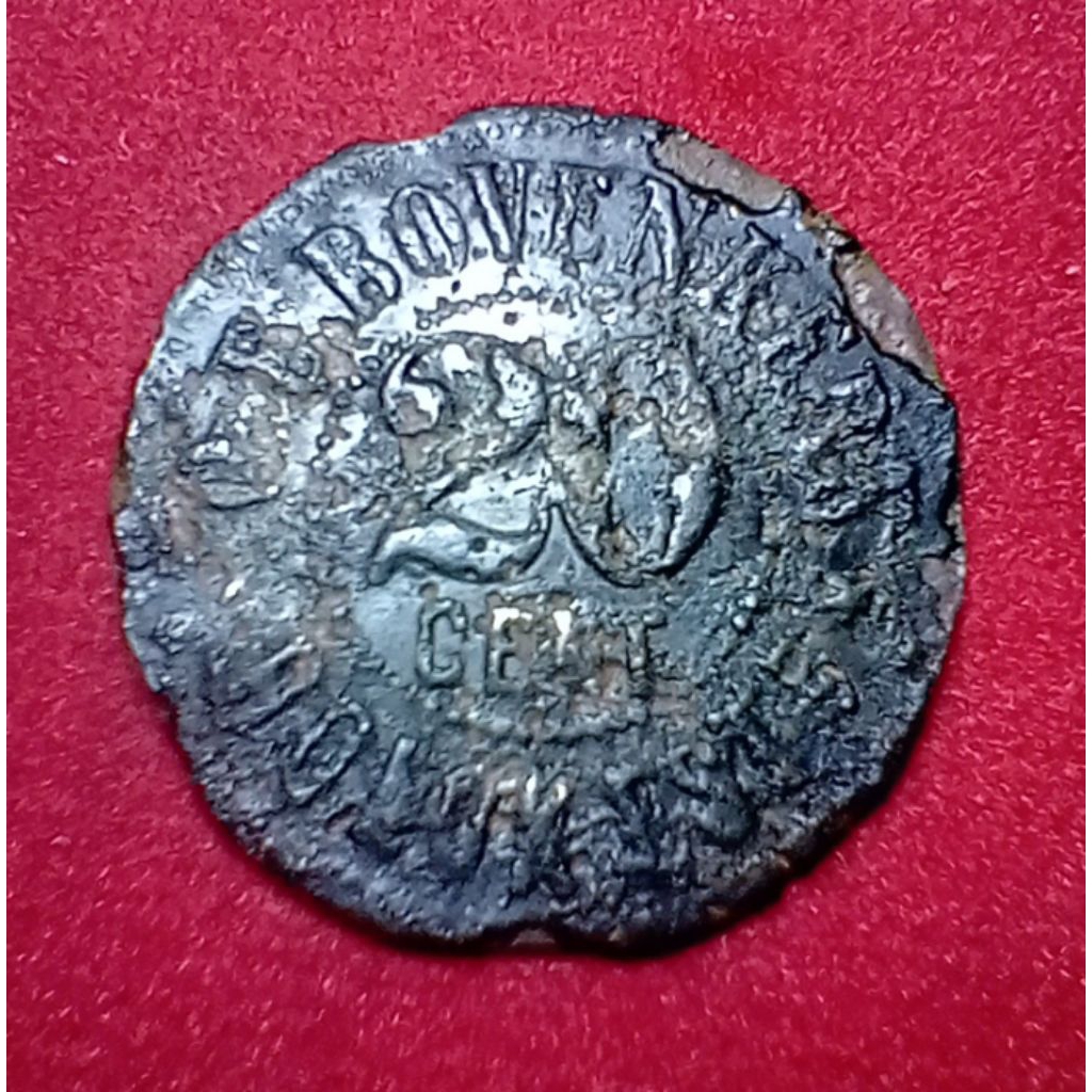 Token Perkebunan 20 Cent Dolok Esta -Asahan 1886-1887
