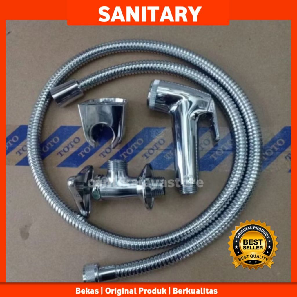 Jeth Shower Toilet TOTO || Shower Cebok TOTO Chrome /Second