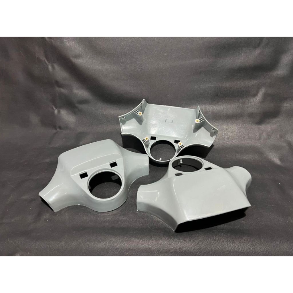 Tutup cover Batok atas stang vespa PS TV kotak spido bulat detail original bahan bagus termurah pres