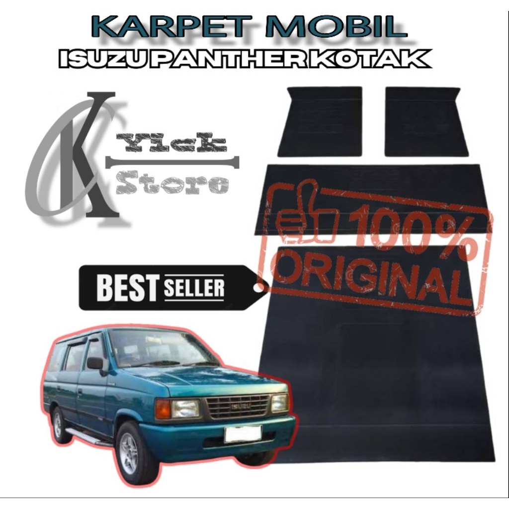 Karpet mobil panther kotak full set / Karpet panther / matras alas kaki mobil Isuzu panther kotak fu